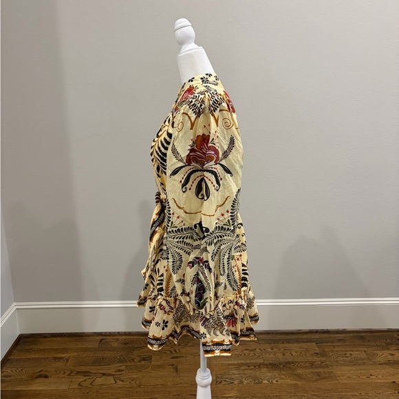 Farm Rio Classic Nature Sand Mini Dress - Picture 7 of 12